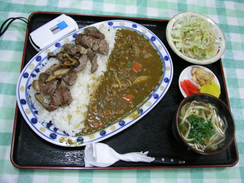 昔の和泉食堂のステーキカレー