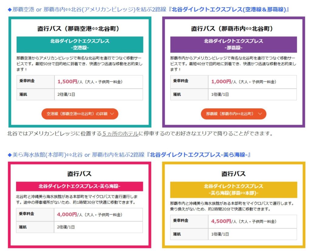 北谷町観光協会公式サイトより引用