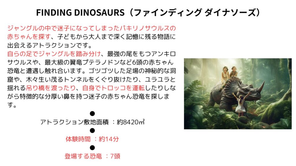 FINDING DINOSAURS（ファインディング ダイナソーズ）